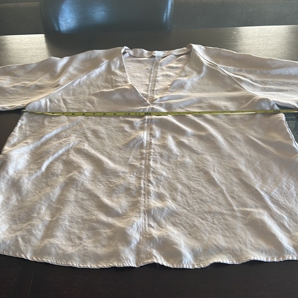 Satin tunic by H&M, blush, size large - Picture 8 of 9